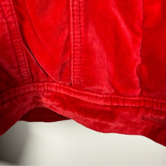 The Territory Ahead Velvet Red Botton Up Jacket Size XL - Picture 5 of 11
